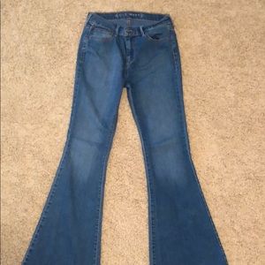 Old navy, size 4, regular, flare jeans